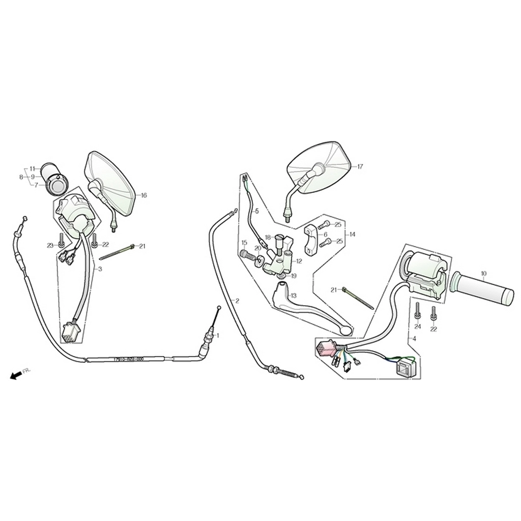 DAELIM VL250 DAYSTAR DEBRIYAJ LEVYESI KOMPLE #DL250-DS F0314